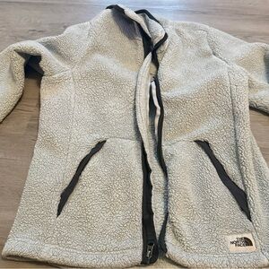 The North Face Light Blue Sherpa Jacket